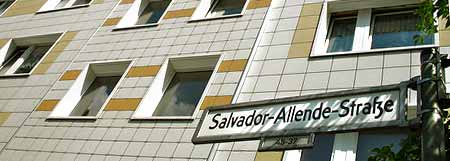 Calle Salvador Allende. Berlín, Alemania