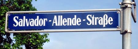 Calle Salvador Allende. Núremberg - Allende en el mundo