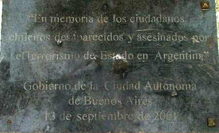 A los chilenos desaparecidos en Argentina