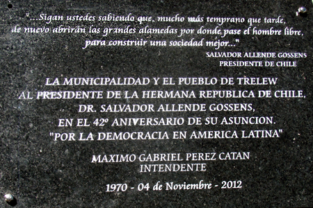 Salvador Allende. Trelew