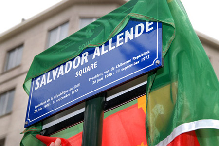 plaza Salvador Allende. Bruselas, Bélgica