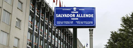 Plaza Salvador Allende. Bruselas, Bélgica