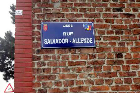 calle Salvador Allende. Liège, Bélgica