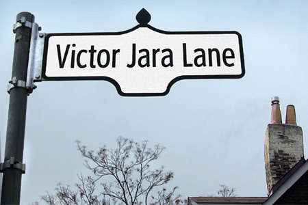 Victor Jara Lane. Toronto, Canada