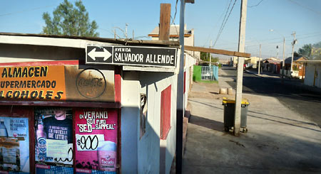 avenida Salvador Allende de Sierra Gorda