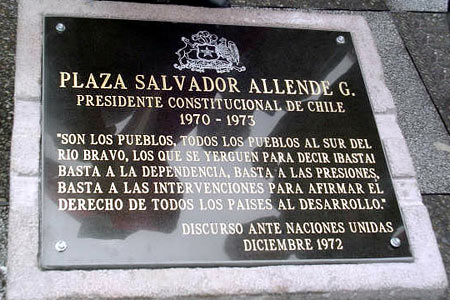 Plaza salvador Allende. Quito