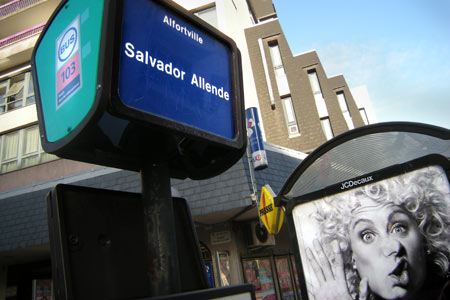 plaza Salvador Allende. Alfortville, Francia - Allende en el mundo