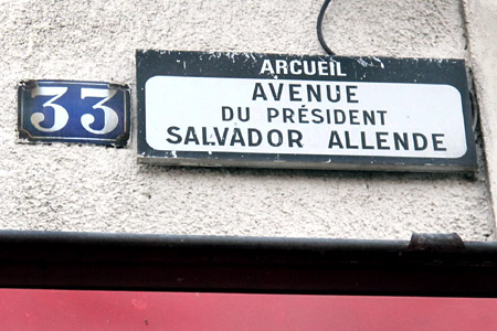 Avenida del presidente Salvador Allende. Arcueil, Francia