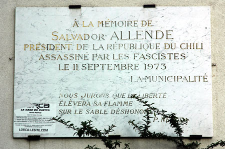 Argenteuil, France. Salvador Allende