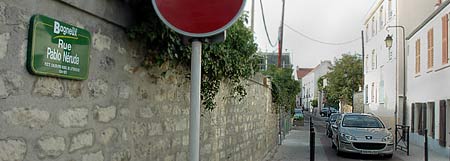 Rue Pablo Neruda. Bagneux. France