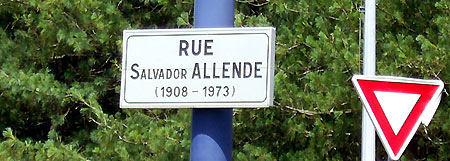 Calle Salvador Allende. Bouguenais, Francia