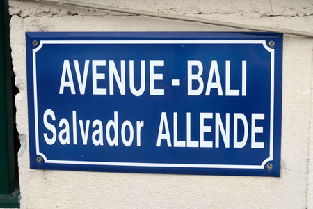 avenue Salvador Allende. Carhaix-Plouguer. Bretagne, France