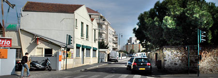 Rue du Président Salvador Allende. Colombes, France