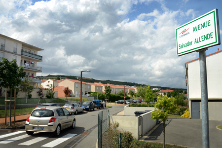 avenue Salvador Allende. Cournon-d'Auvergne. France