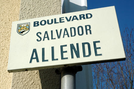 boulevard Salvador Allende. Creil, Francia - Allende en el mundo