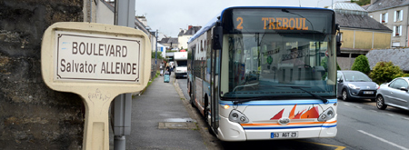 boulevard Salvador Allende. Douarnenez, Tréboul. France