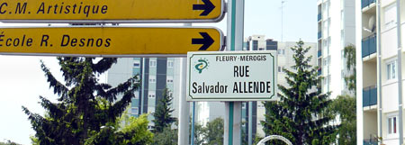 Rue Salvador Allende. Fleury-Mérogis