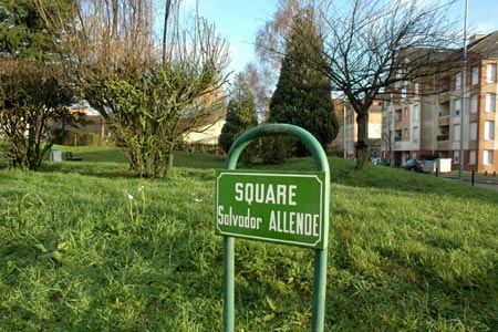 square Salvador Allende. Fosses, France