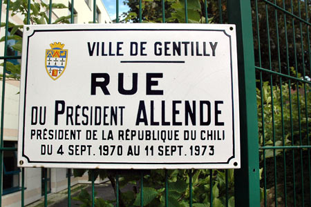 calle Salvador Allende. Gentilly