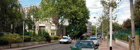 calle Salvador Allende. Gentilly, Francia