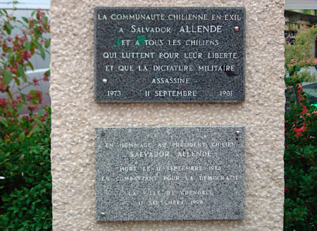 plaza Salvador Allende. Grenoble, Francia