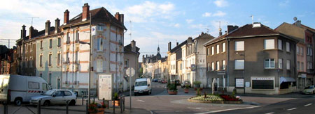 place Salvador Allende. Longuyon, France