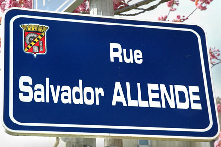 Rue Salvador Allende - Méru, France