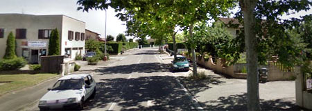 Calle Salvador Allende. Meyzieu, Francia