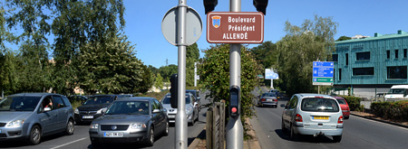 Montluçon. Boulevard Président Allende. Francia 