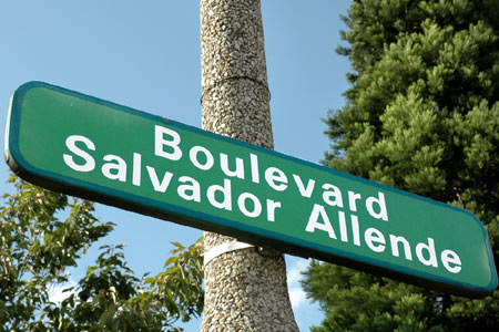 boulevard Salvador Allende. Noisiel. Allende en el mundo
