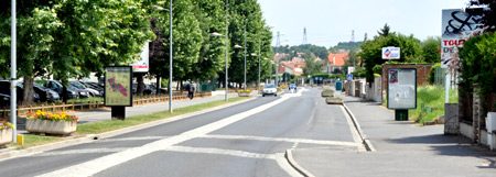 Avenue Salvador Allende. Saint-Germain-lès-Arpajon. France