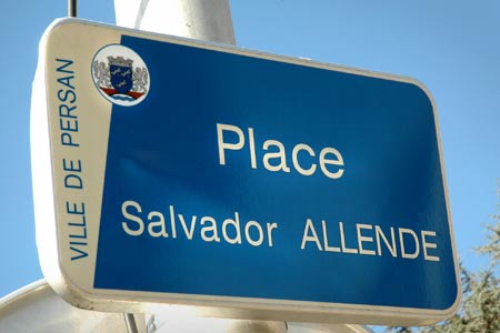 Place Salvador Allende. Persan. France
