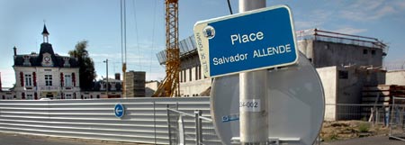 Plaza Salvador Allende. Persan. Allende en el mundo