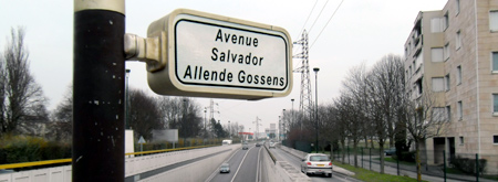 avenida Salvador Allende. Reims, Francia - Salvador Allende en el mundo