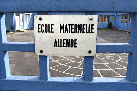 école maternelle Salvador Allende. Allende en el mundo