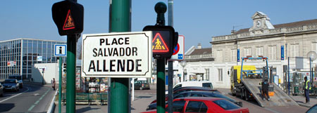 place Salvador Allende. Sannois, France