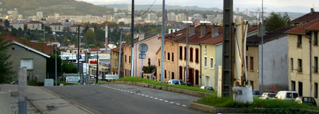 calle Pablo Neruda. Saint-Étienne, Francia