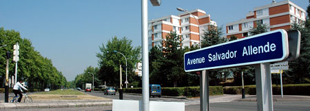 avenue Salvador Allende. Trappes, France