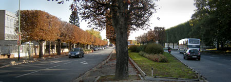 Avenue du président Salvador Allende. Vitry-sur-Seine. France