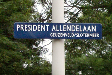 Avenida Salvador Allende. Amsterdam, Holanda