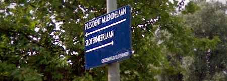 Salvador Allende. Amsterdam, Holanda