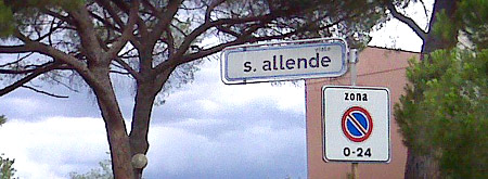 viale Salvador Allende - via Camilo Torres. Cecina, Livorno. Italia