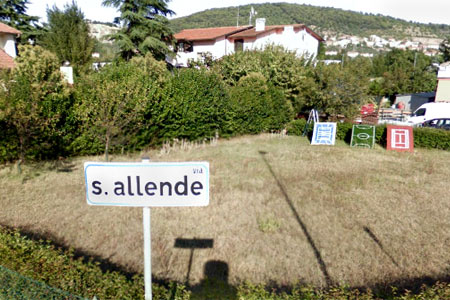 Calle Salvador Allende. Italia