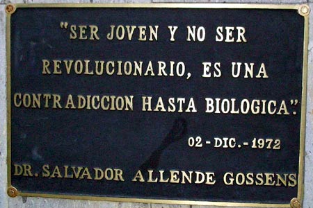 Salvador Allende. Universidad de Guadalajara, México