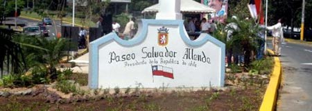 Managua. Paseo Salvador Allende