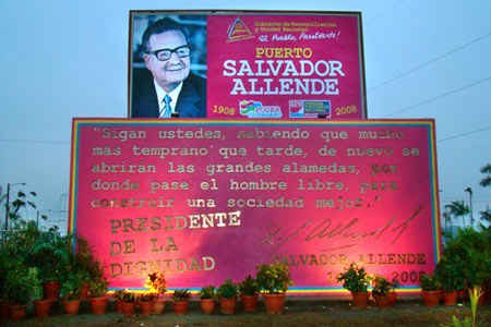 Salvador Allende. Nicaragua