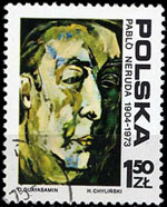 Polonia. Pablo Neruda. Pintura de Osvaldo Guayasamín