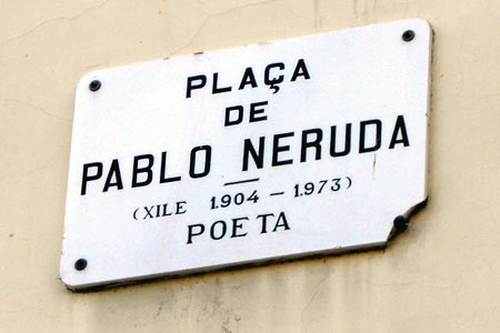Plaza Pablo Neruda. Barcelona