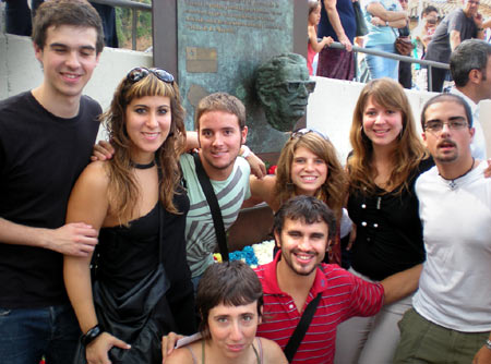 Monumento a Salvador Allende. Barcelona, España