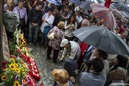 plaza Salvador Allende. Barcelona, 11 de septiembre